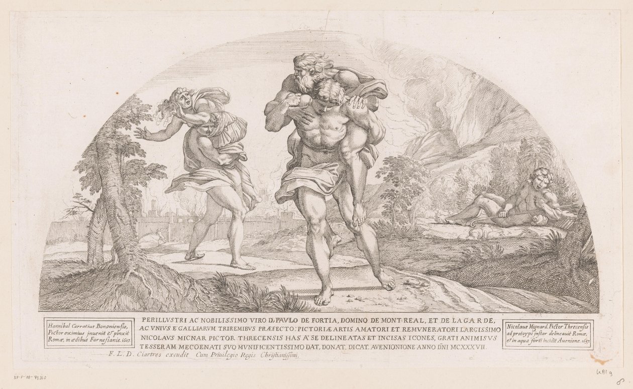 Amphinomus en Anapias - Nicolas Mignard