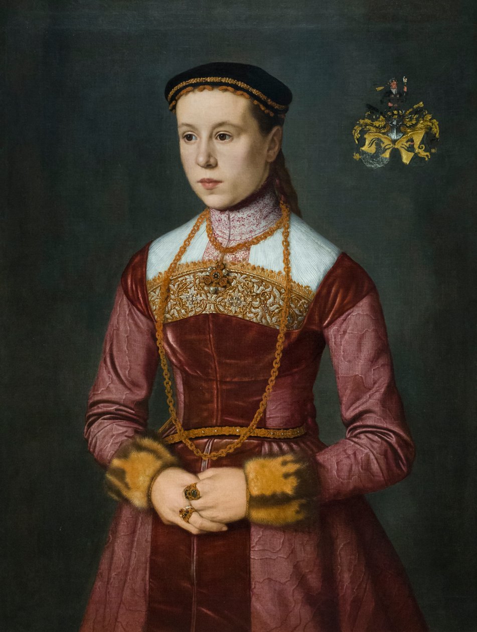 Susanna Stefan, épouse de Wolfgang Furter, début des années 1560 - Nicolas Neufchatel