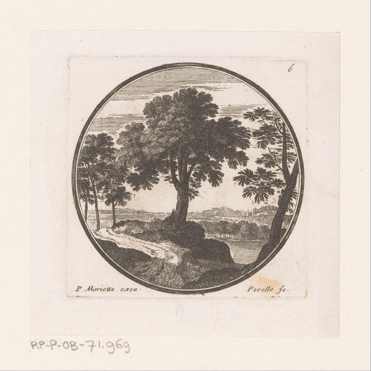 Vue sur des arbres le long de l