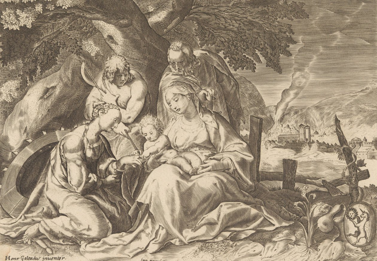 Les fiançailles de Sainte Catherine - Nicolas Perrey