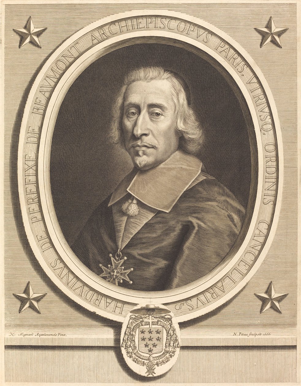 Perefixe de Beaumont - Nicolas Pitau I after Pierre Mignard I