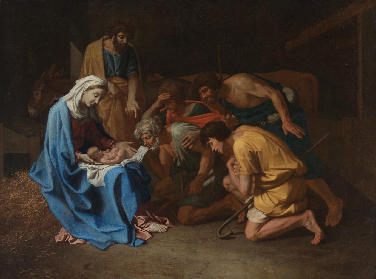 Adoration des bergers - Nicolas Poussin
