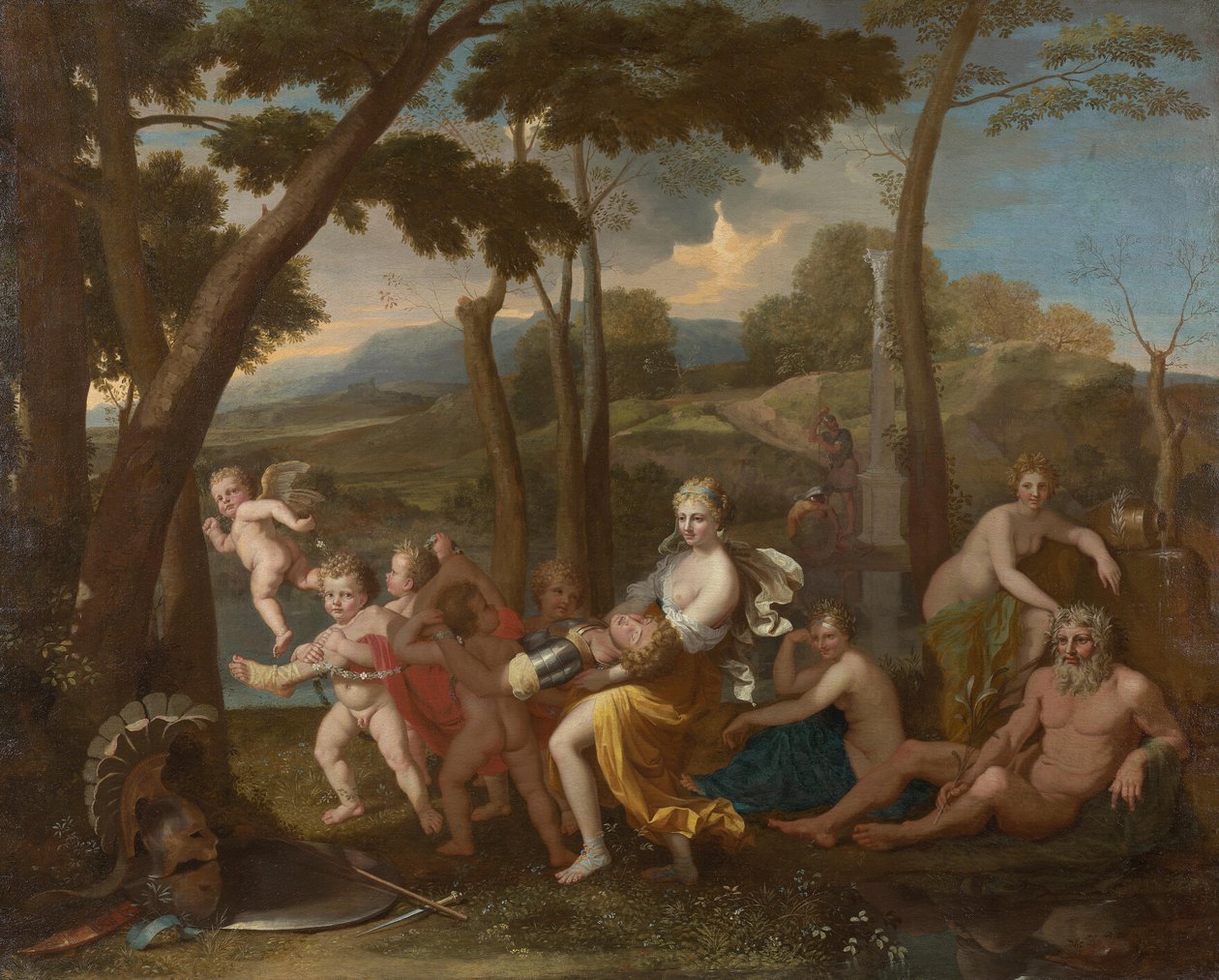 Armide enlève Renaud endormi - Nicolas Poussin