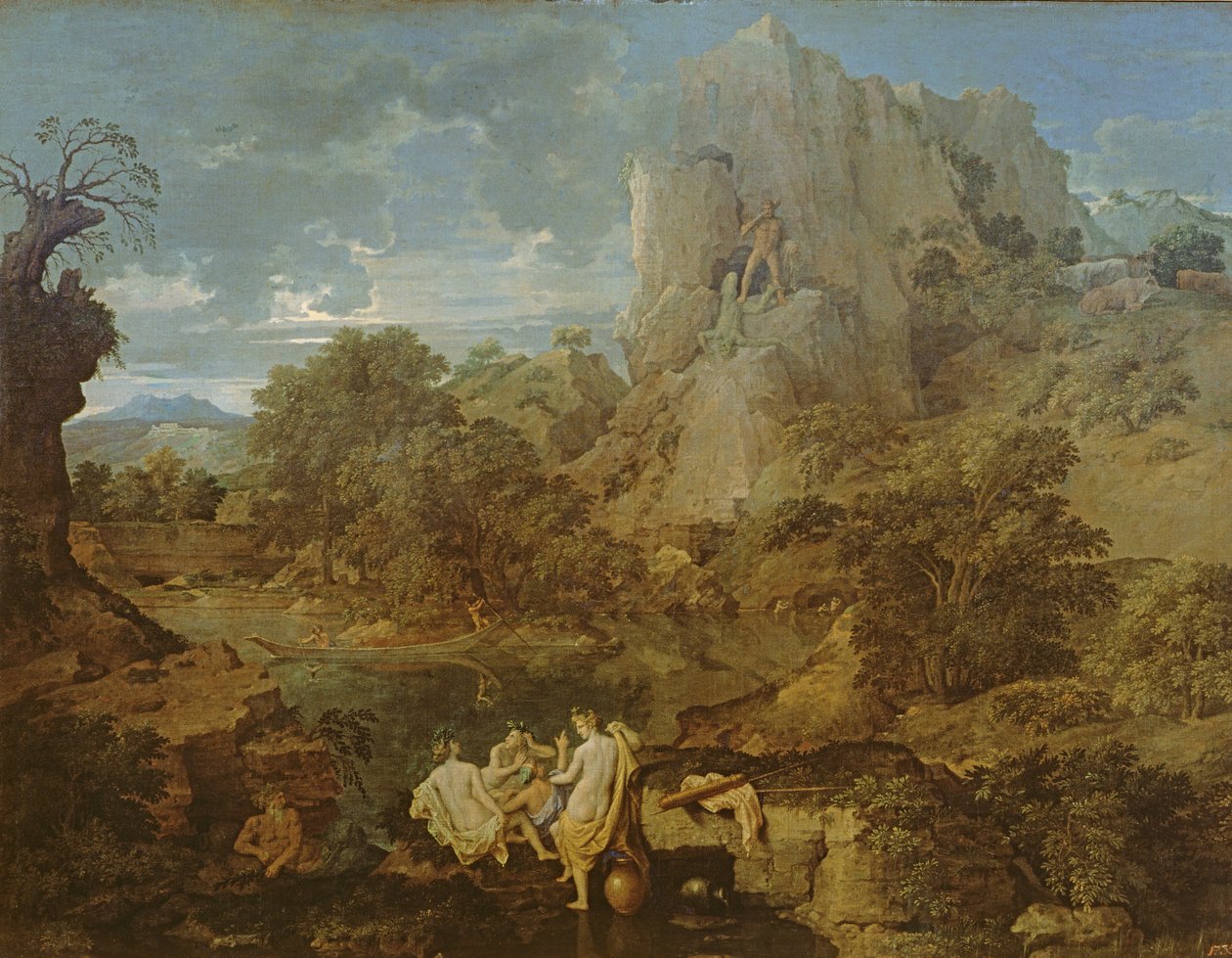 Paysage avec Hercule et Cacus, vers 1656 - Nicolas Poussin