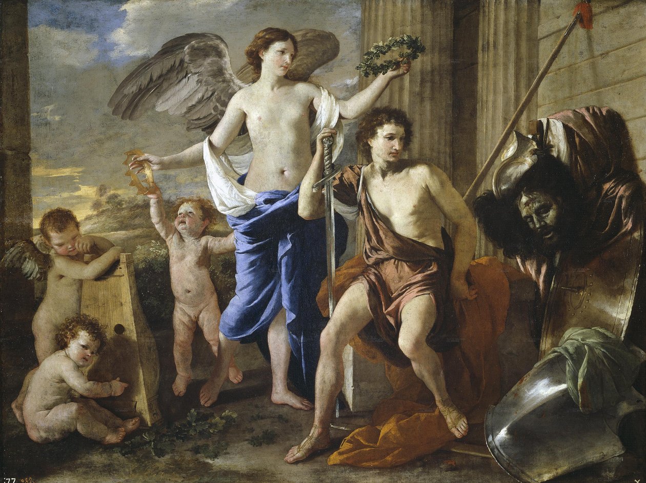 Le Triomphe de David - Nicolas Poussin