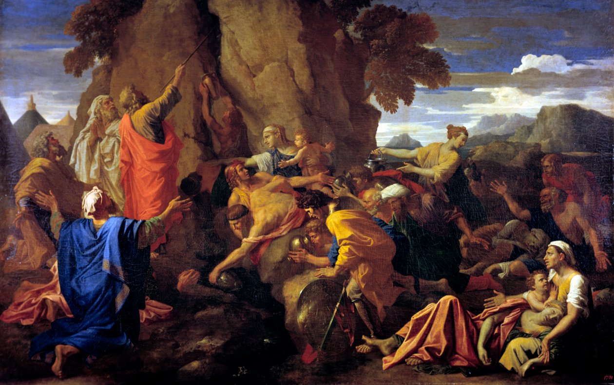 Moïse frappant le rocher, 1649 | Nicolas Poussin