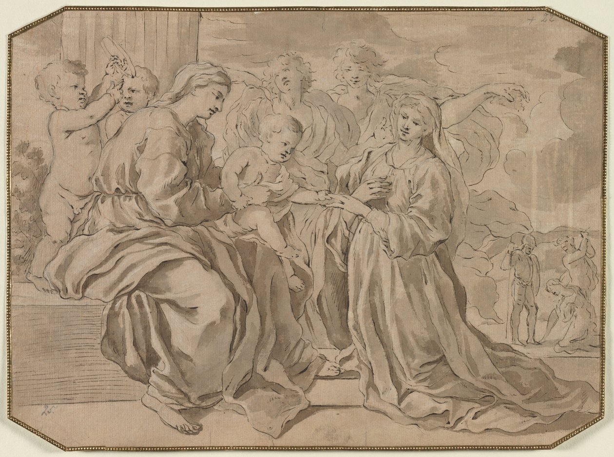 Mariage mystique de Sainte Catherine - Nicolas Poussin