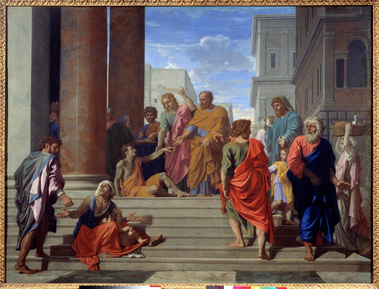 Saint Pierre et Saint Jean guérissant le boiteux - Nicolas Poussin