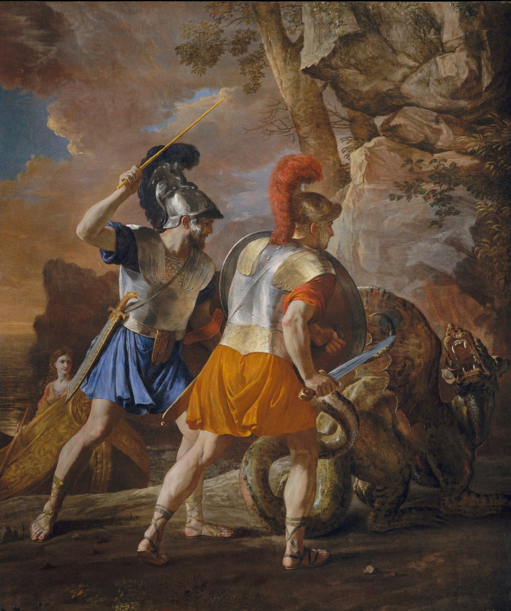 Les compagnons de Renaud, c.1633 - Nicolas Poussin