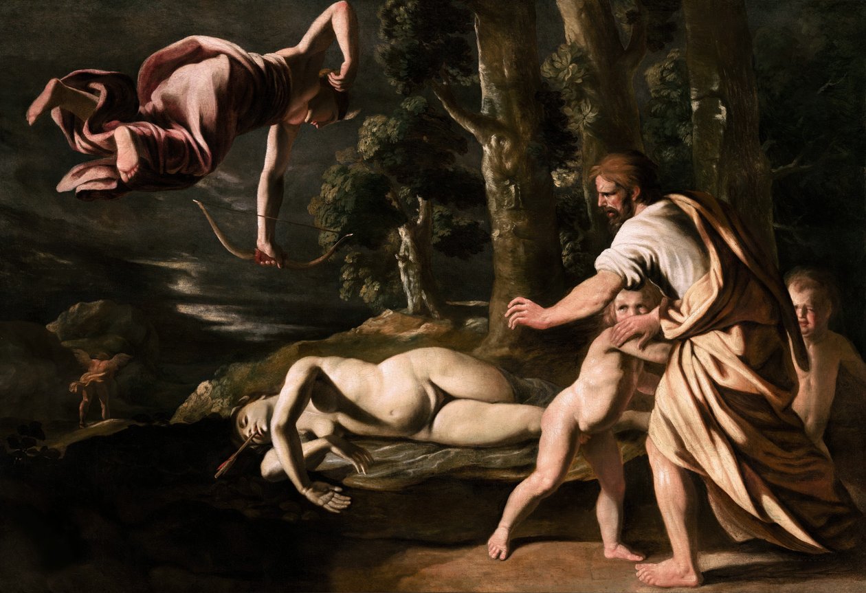 La mort de Chione, c. 1622 - Nicolas Poussin