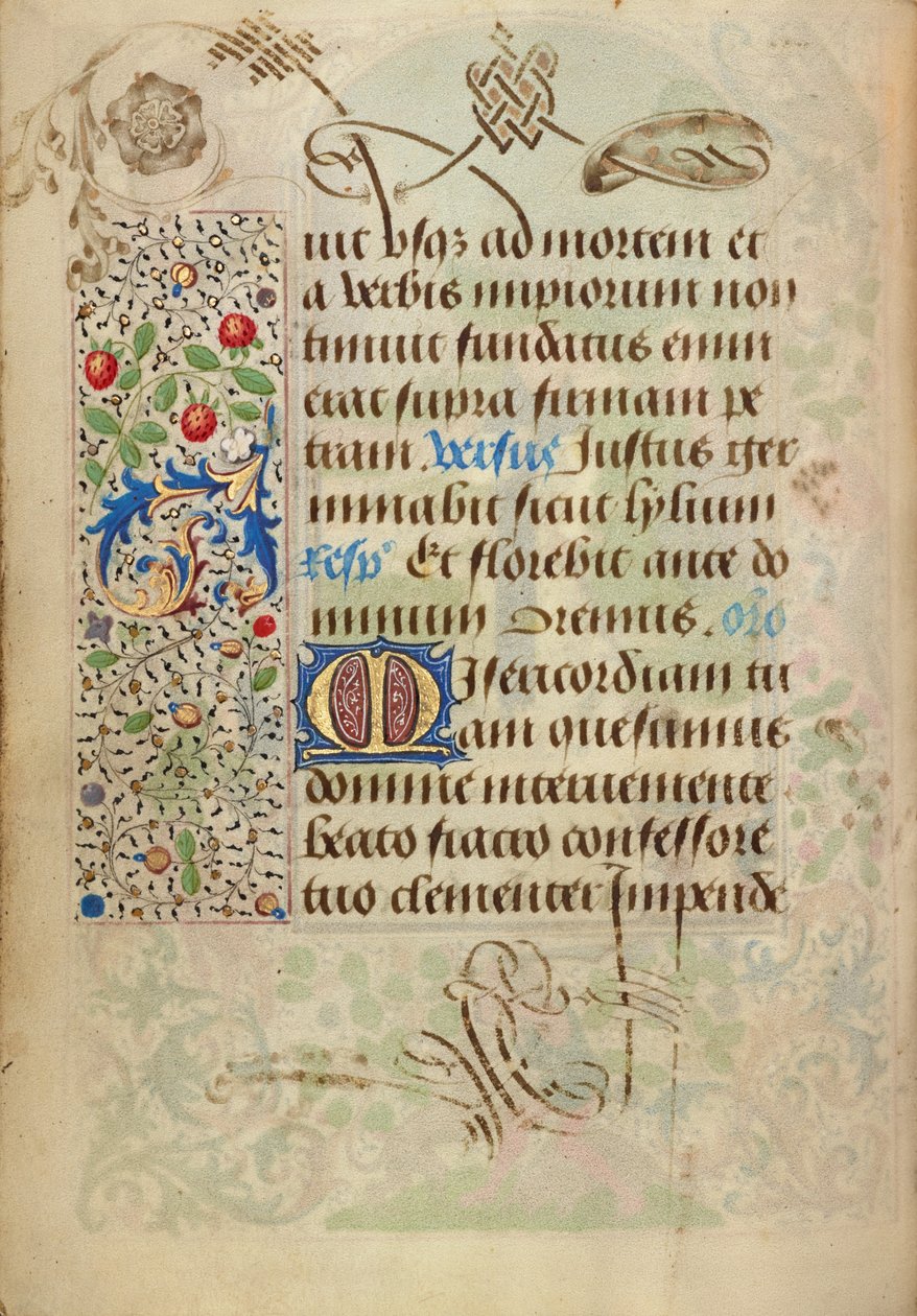 Page de texte décorée - Nicolas Spierinc
