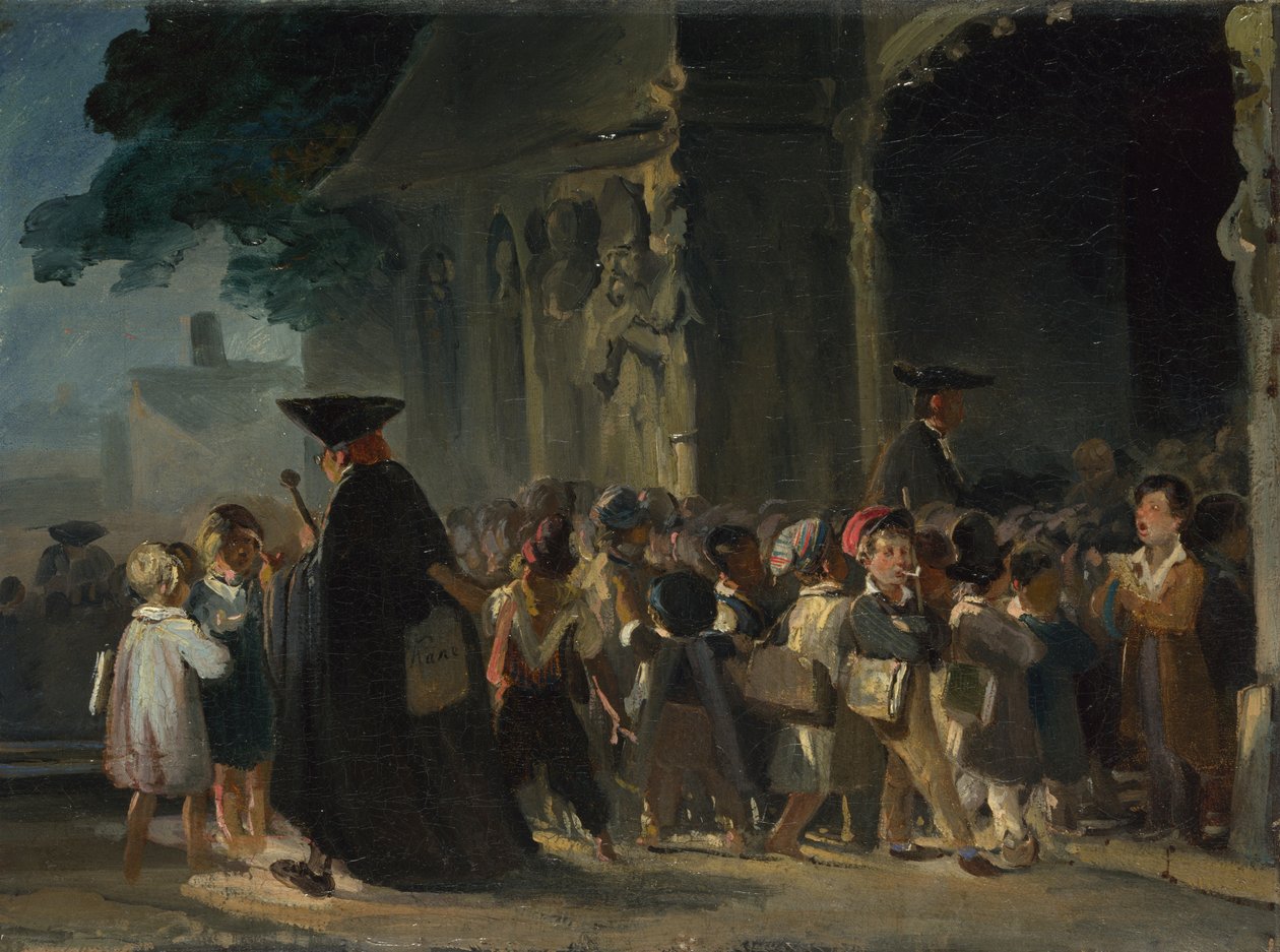 Enfants à la porte d