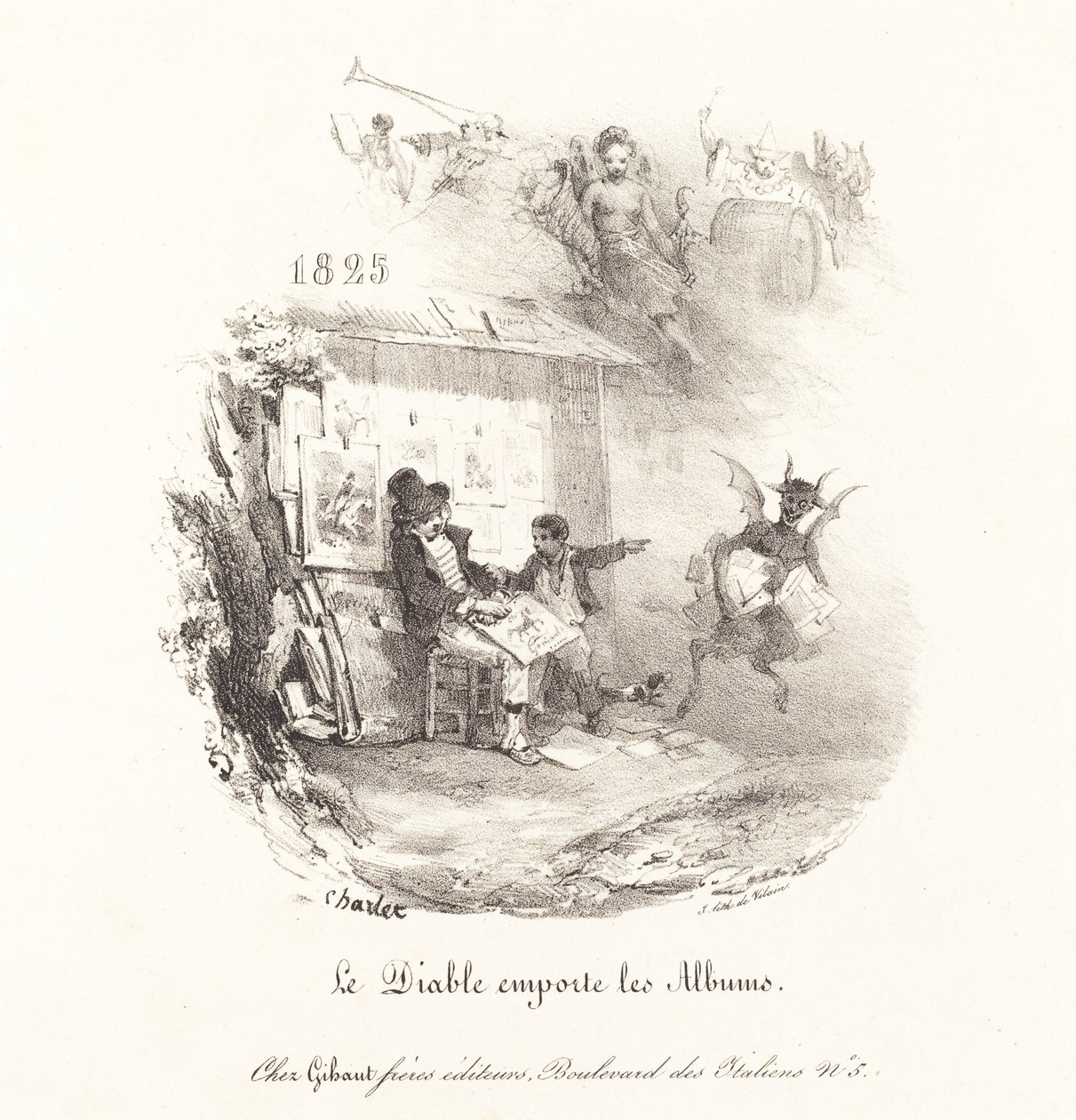 Le Diable emporte les Albums - Nicolas Toussaint Charlet