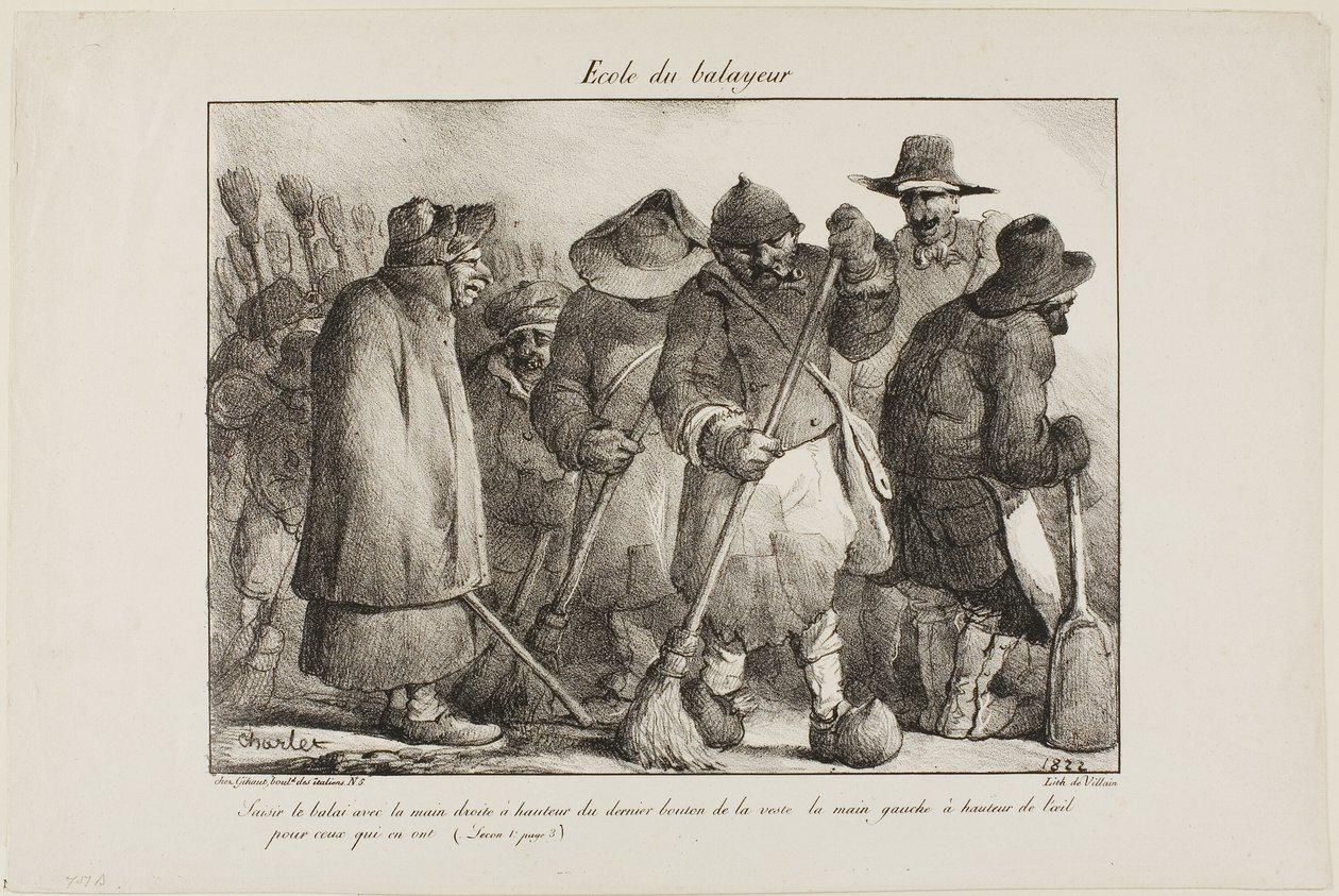 École pour balayeurs de rue - Nicolas Toussaint Charlet