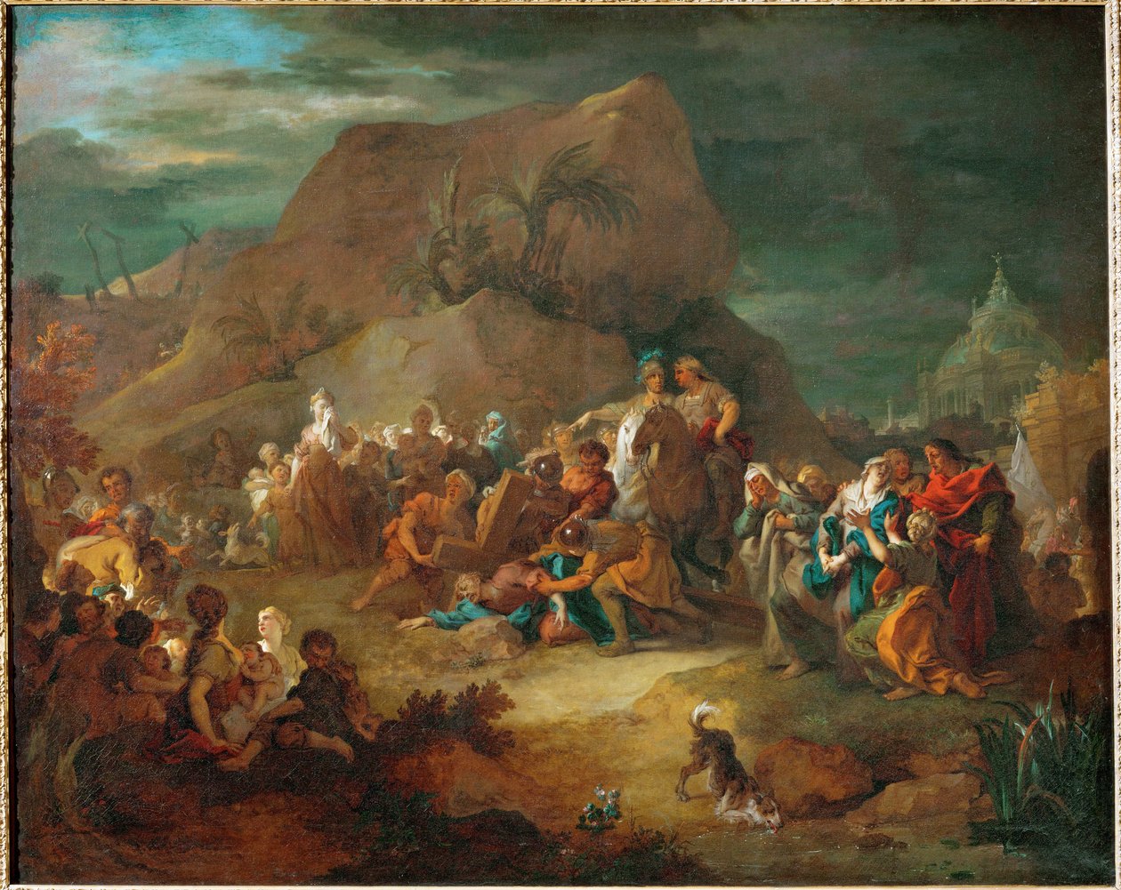 Le portement de Croix - Le Christ portant la croix ... - Nicolas de (workshop) Largilliere