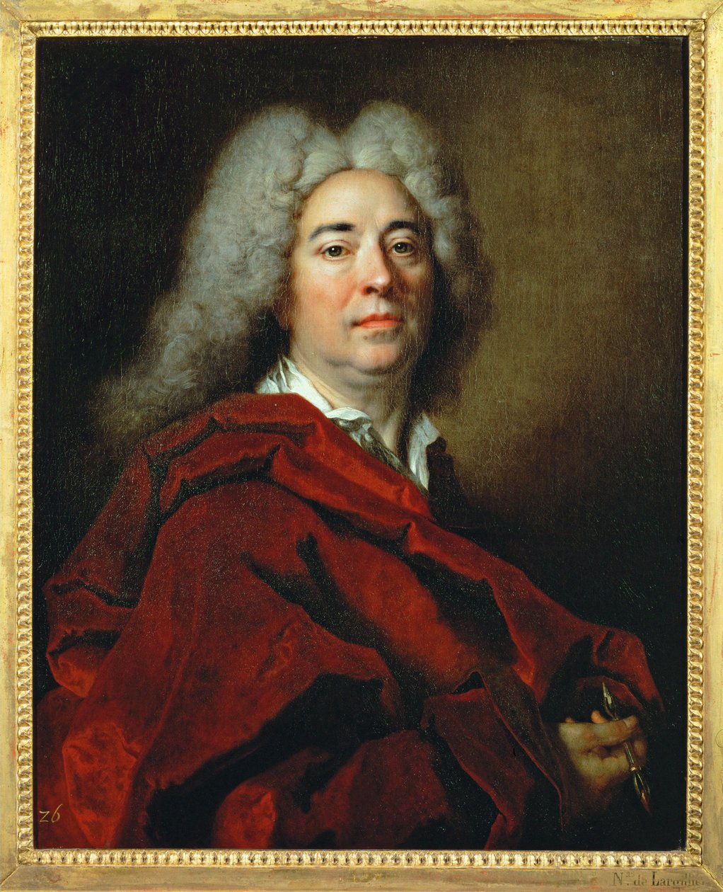 Autoportrait (peinture sur toile) - Nicolas de Largilliere