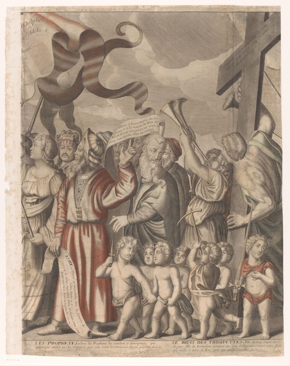 Triomphe du Christ avec des figures de l
