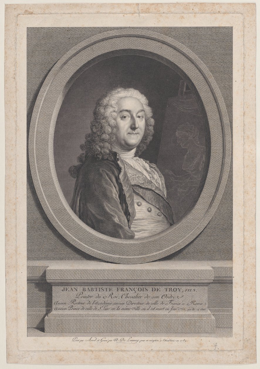 Jean Baptiste François de Troy, Fils, 1789 - Nicolas de Launay