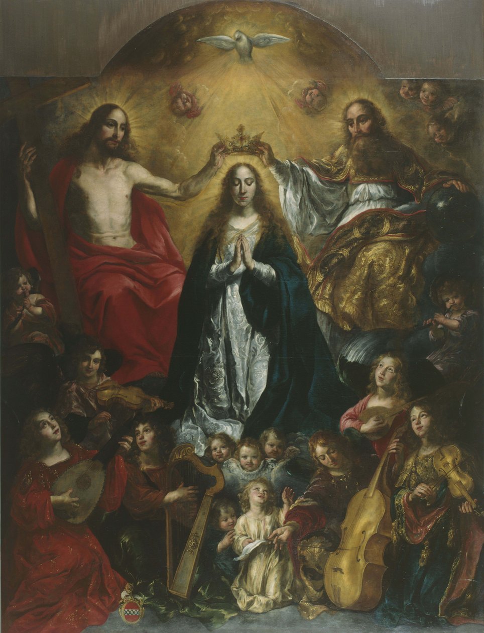 Le couronnement de Maria - Nicolas de Liemaker