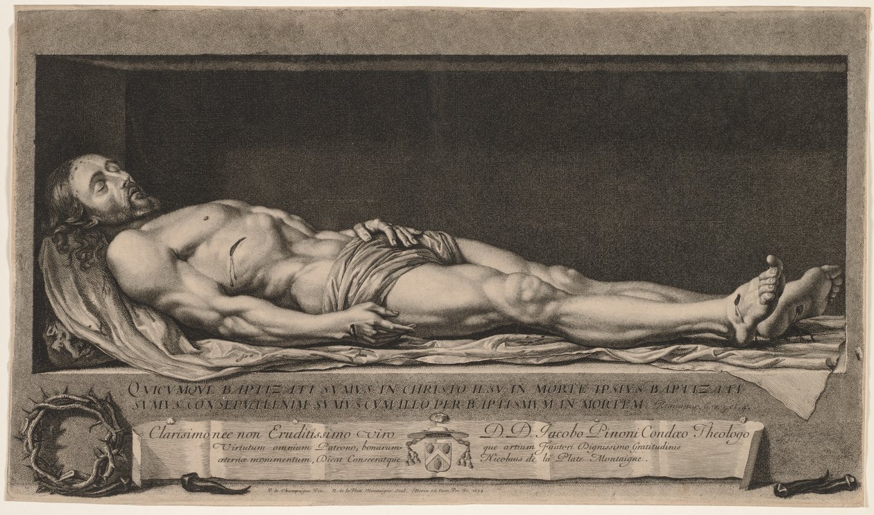 Le Corps du Christ dans le sépulcre - Nicolas de Platte Montagne