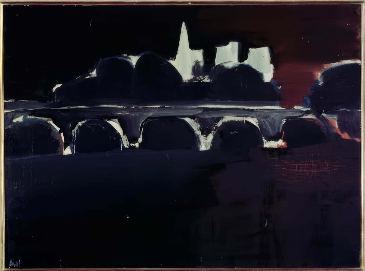 Vue de Paris la nuit - Nicolas de Staël