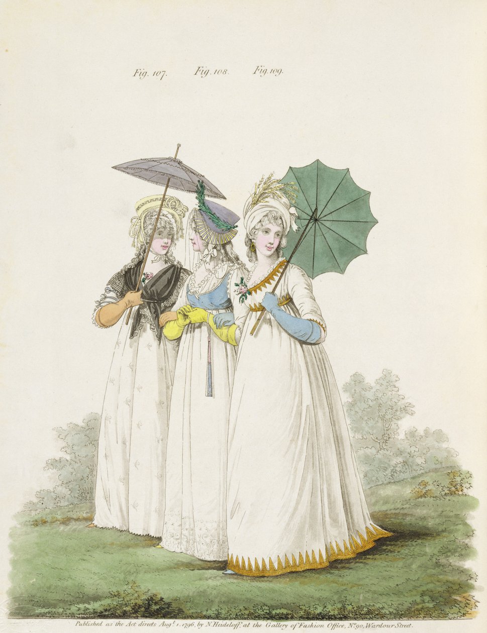 Robes du matin, figs. 107, 108 et 109 de la 
