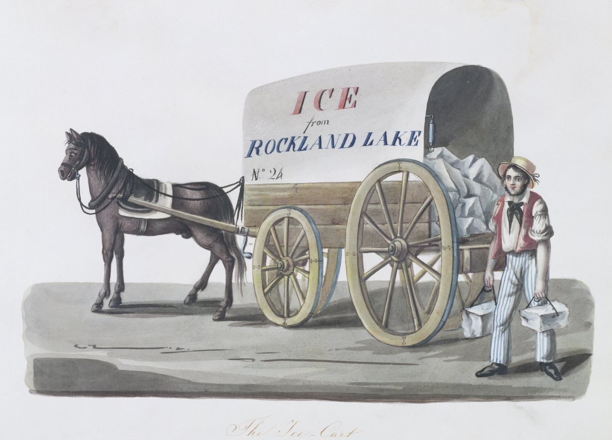 Le Chariot de glace, 1840-48 - Nicolino Calyo