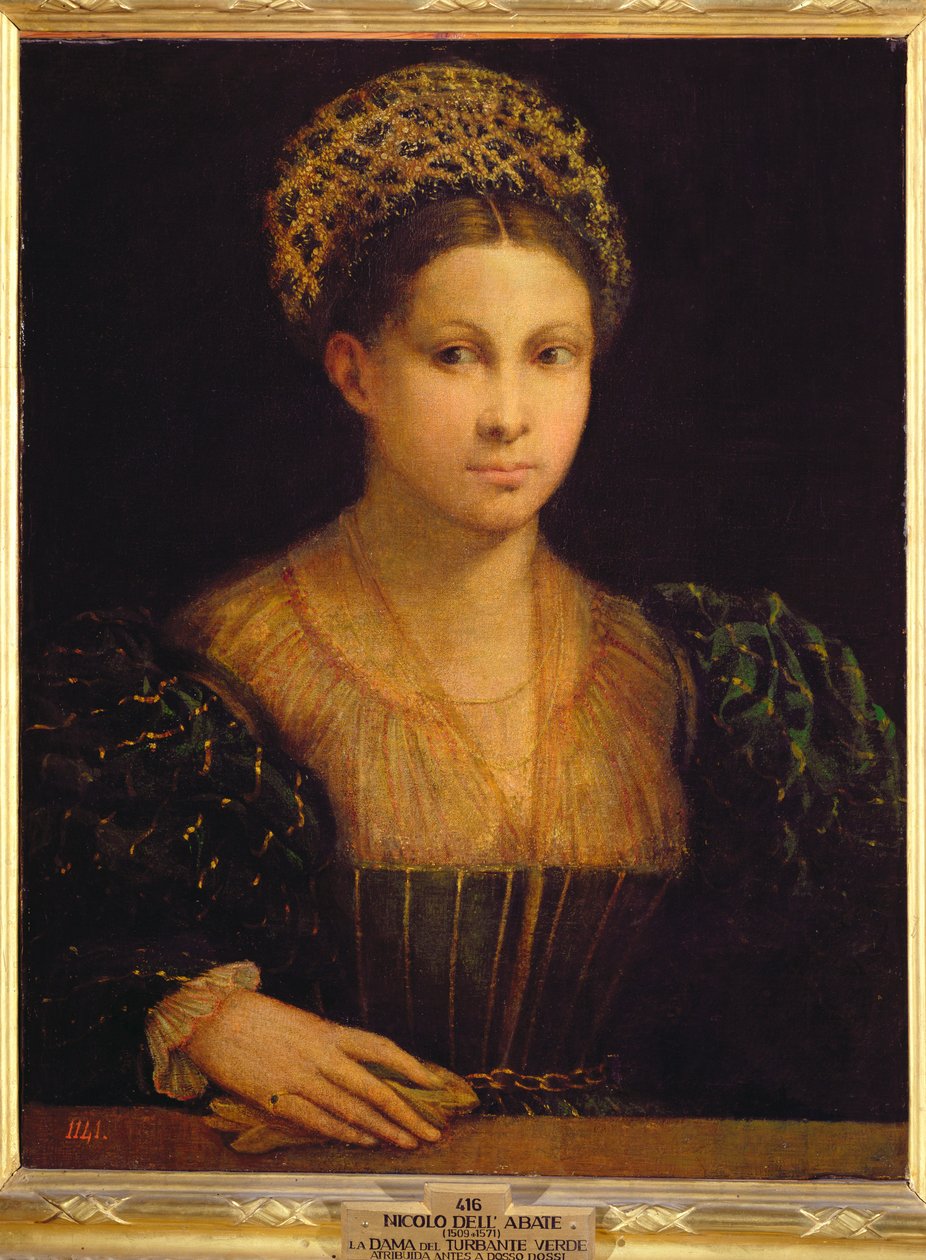La Dame au Turban Vert - Nicolo dell Abate