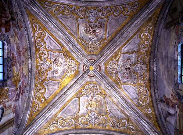Vue du plafond voûté (fresque) - Nicolo Nannetti