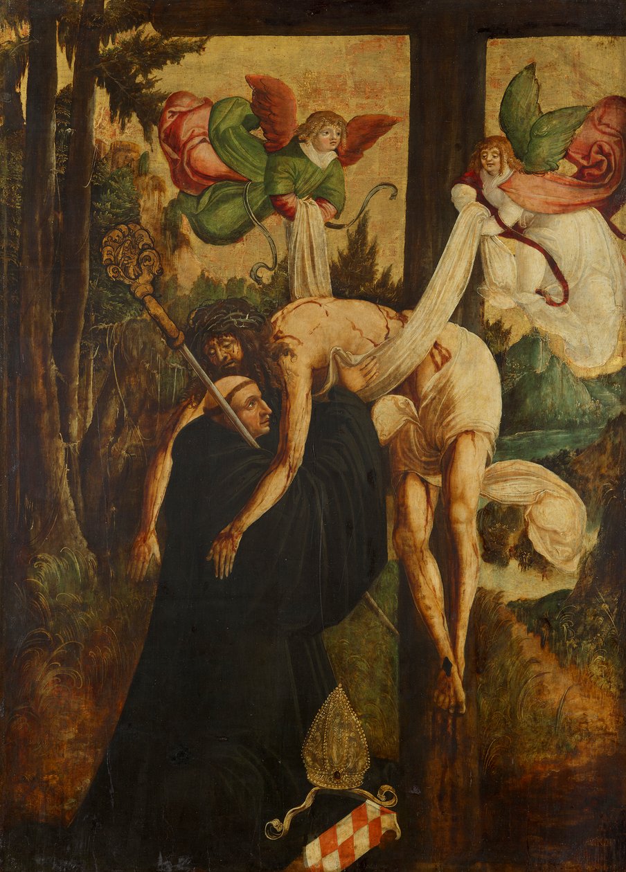 Vision de saint Bernard - Niederösterreichischer Maler (Umkreis Meister von Pulkau)