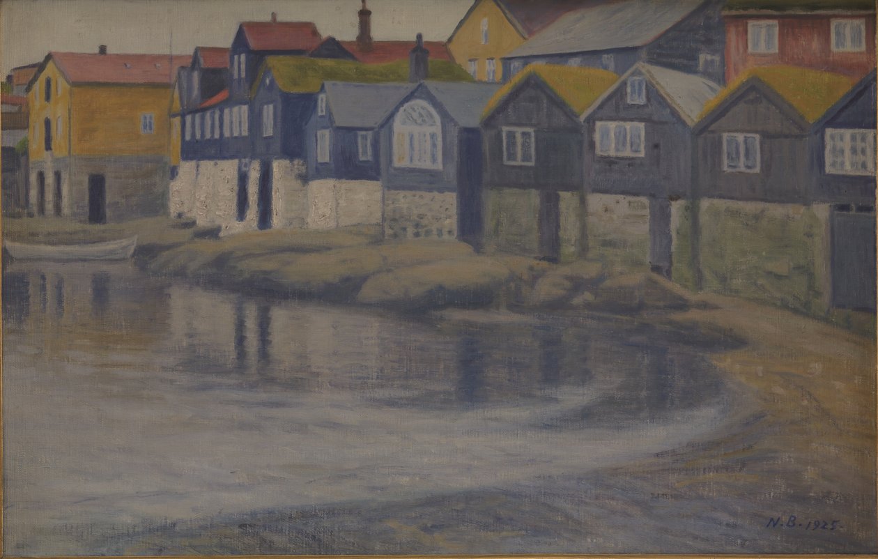Vieilles maisons à Thorshavn - Niels Jakob Jakobsen Bjerre