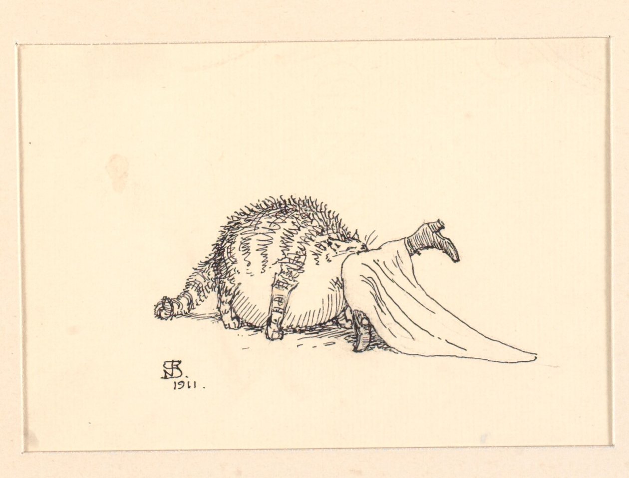 Illustration pour Le gros chat - Niels Skovgaard