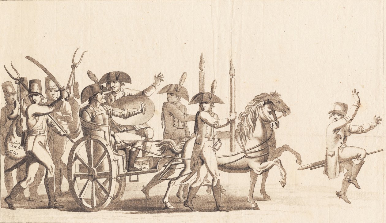 Triomphe de Catharts et Gambiers à Londres après l
