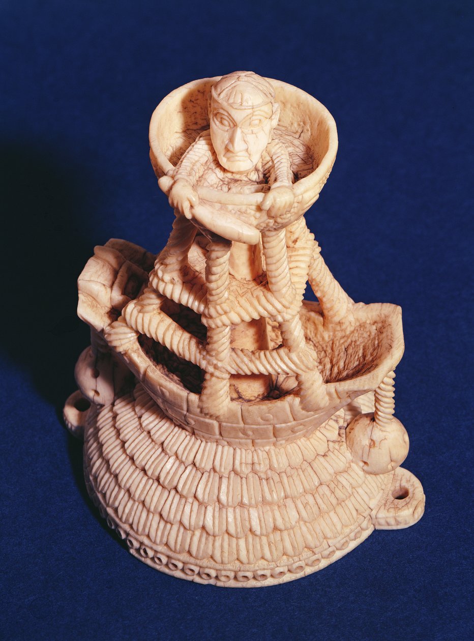 Partie supérieure de la salière par le Maître du Navire Héraldique, Nigeria, Bini-Portugais, c.1525-1600 - Nigerian
