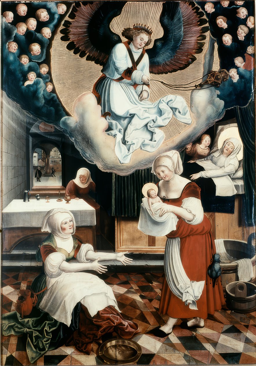 La naissance de la Vierge Marie - Niklaus Manuel