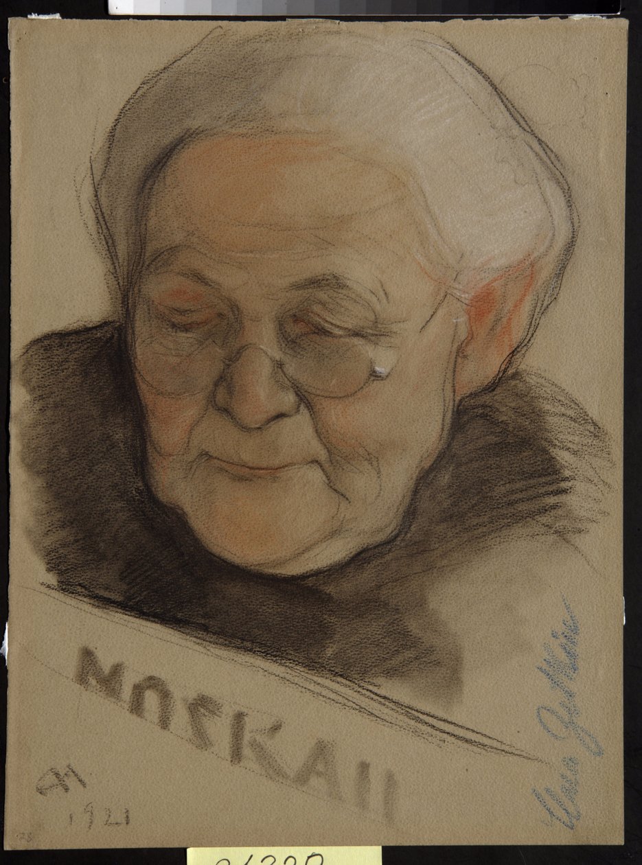 Portrait de Clara Zetkin - Nikolai Andreevich Andreev