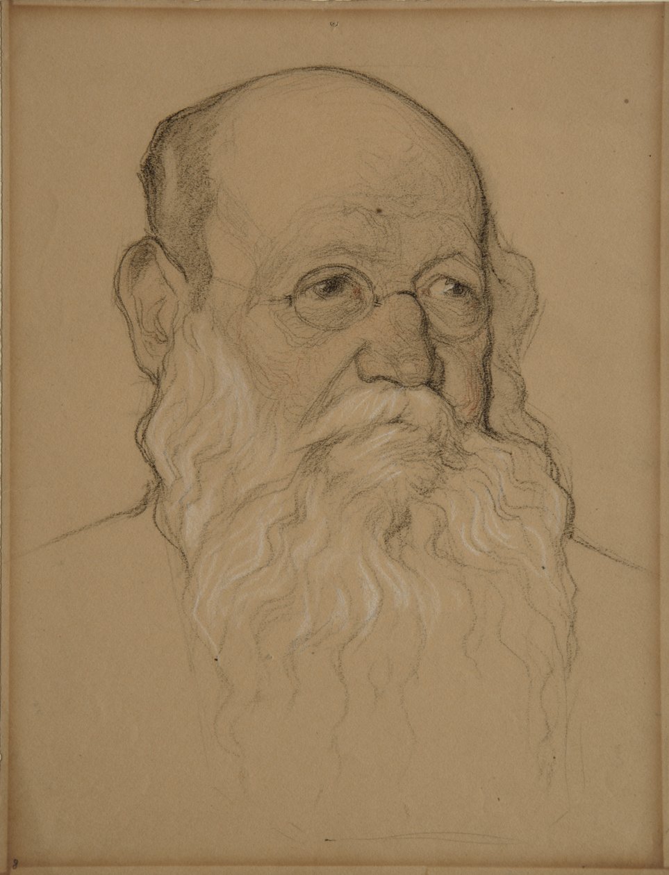 Portrait du révolutionnaire Comte Piotr A. Kropotkine 1842-1921, 1920-1921 - Nikolai Andreevich Andreev