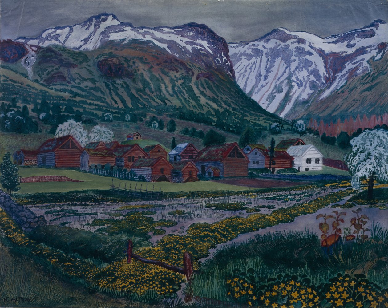 Nuit de renoncule - Nikolai Astrup