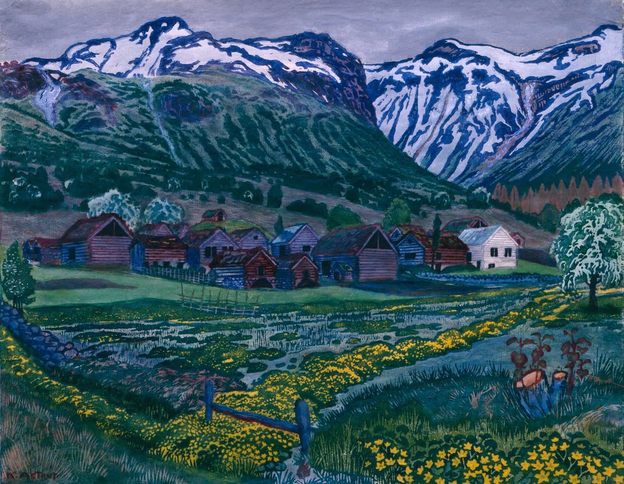 Nuit de renoncule - Nikolai Astrup