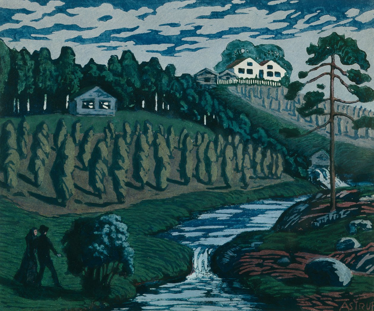 Grandes gerbes - Nikolai Astrup