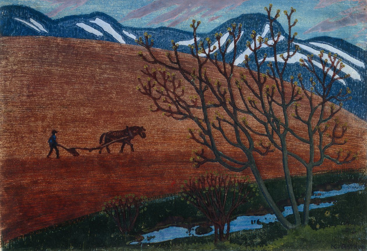 Nuit de labour - Nikolai Astrup