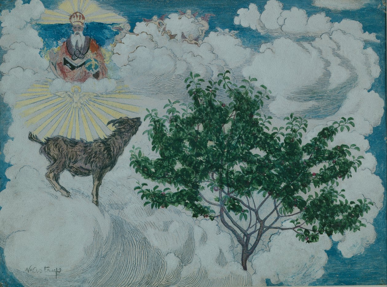 La chèvre qui est montée au ciel - Nikolai Astrup