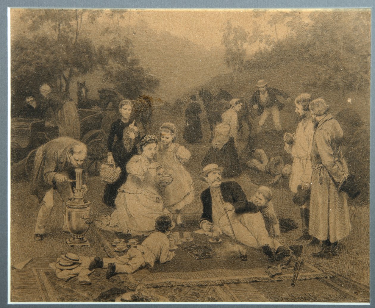Thé des propriétaires terriens - Nikolai Dmitrievich Dmitriev Orenburgsky