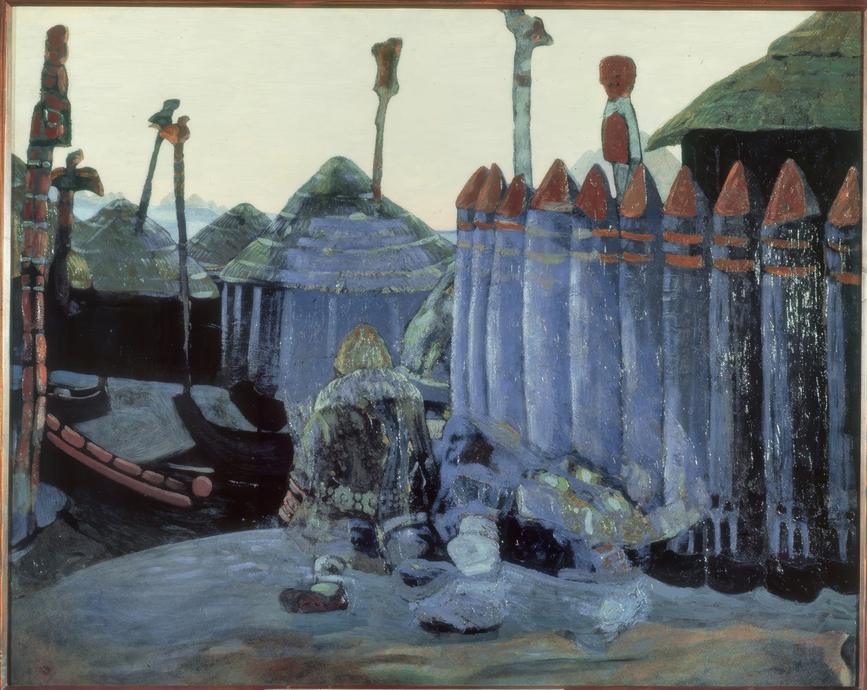 Temple païen - Nikolai Konstantinowitsch Roerich