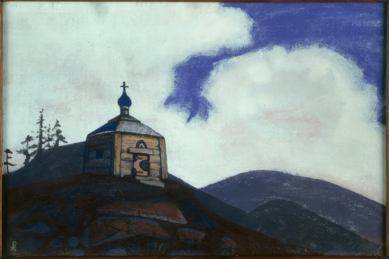 N.K.Roerich, Chapelle de Saint Serge de Radonège - Nikolai Konstantinowitsch Roerich