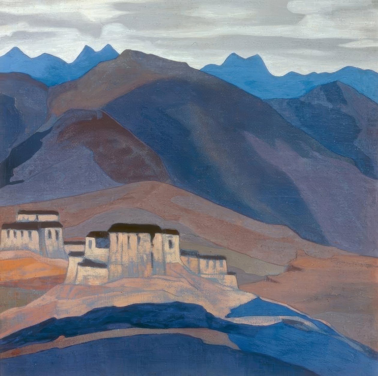 Monastère tibétain - Nikolai Konstantinowitsch Roerich