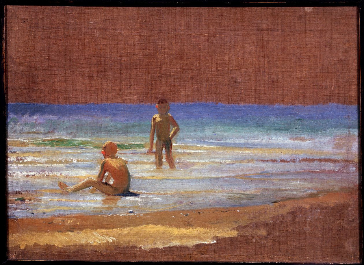 Jeunes garçons au bord de la mer - Nikolai Nikolajevitch Gay