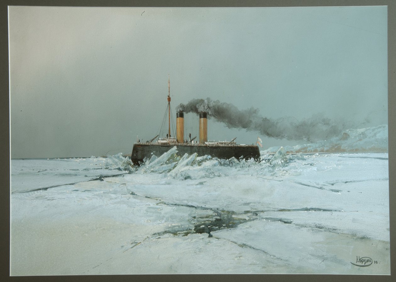 Le navire brise-glace russe Iermak - Nikolai Nikolayevich Karasin