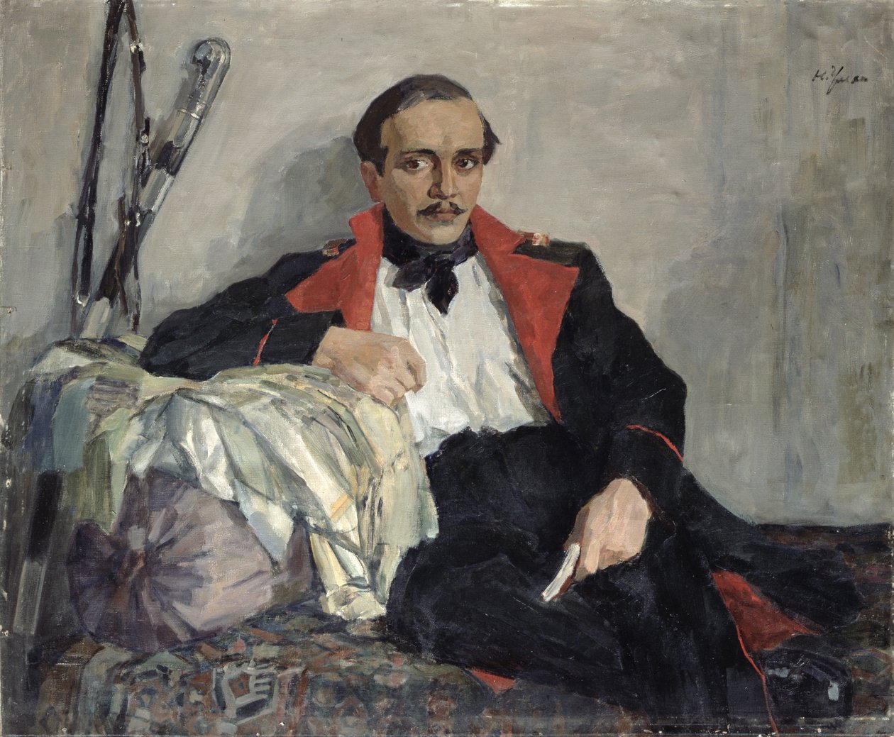Portrait de Mikhaïl Lermontov (1814-1841) - Nikolai Pavlovich Ulyanov