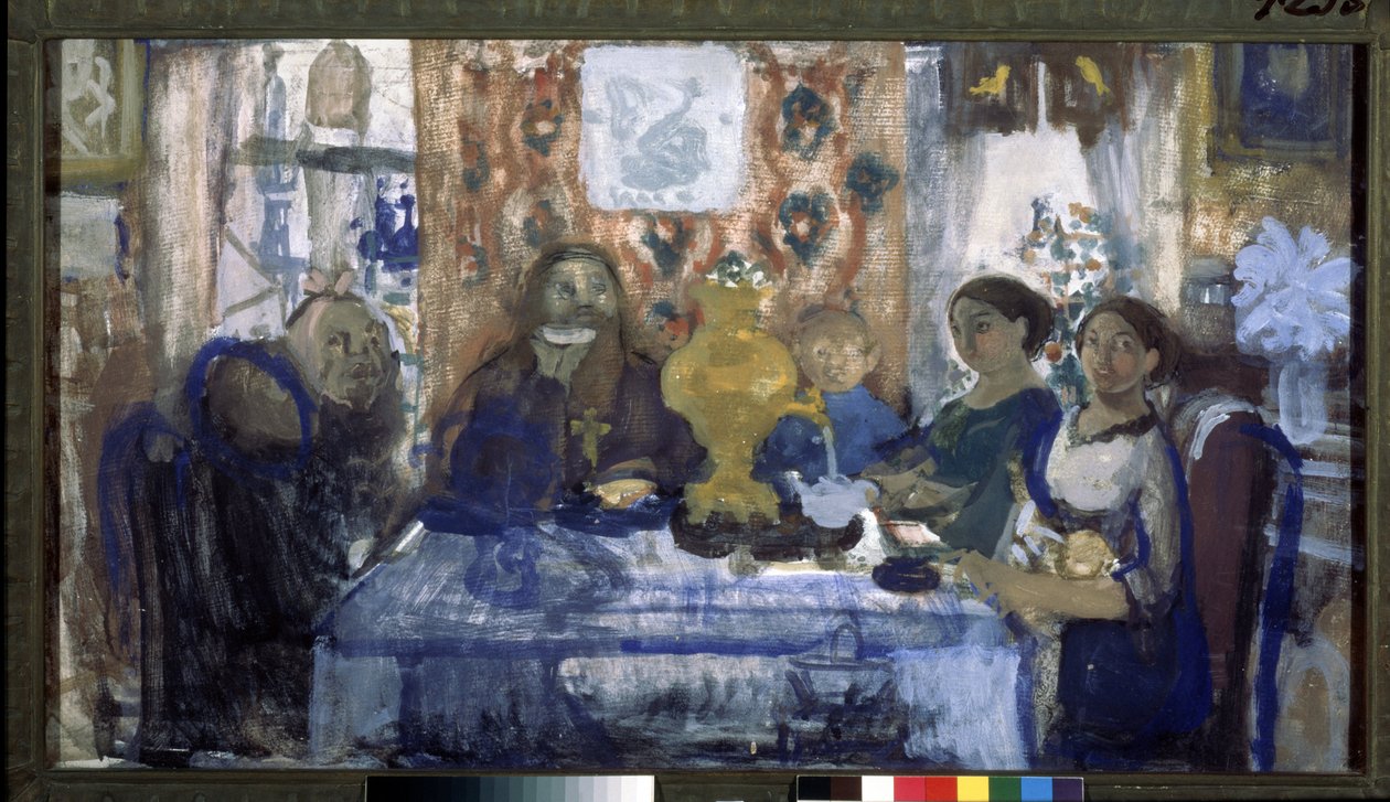 Boire du thé - Nikolaj Nikolaevic Sapunov